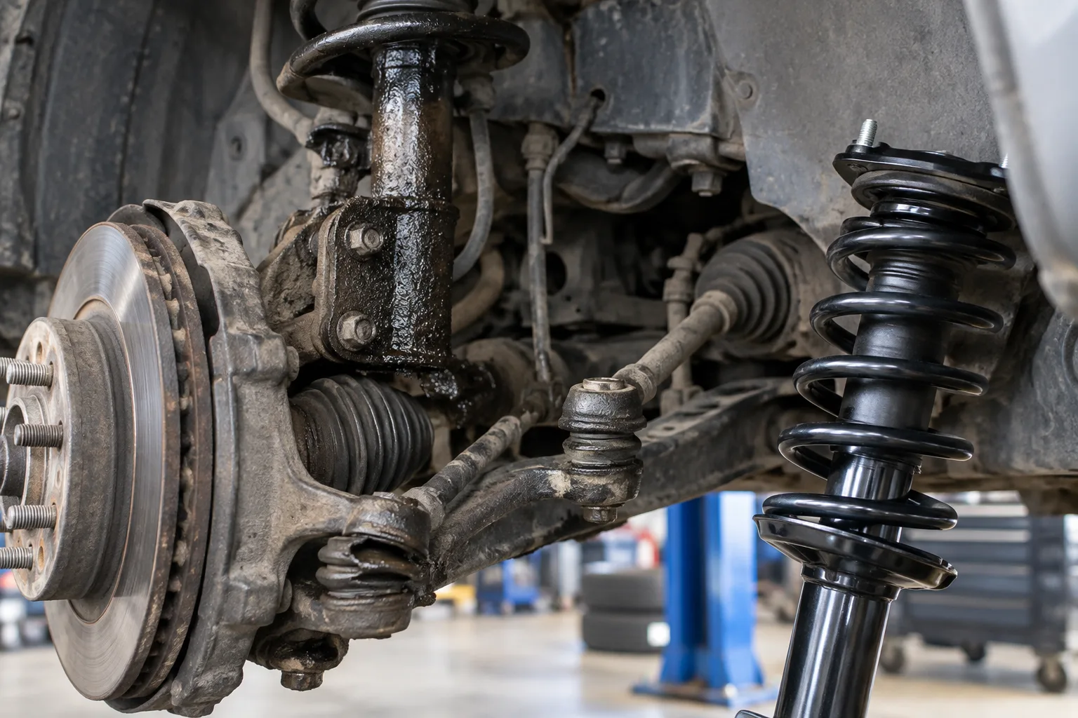 Steering and Suspension System at Bass & Meineke Complete Auto Care, Pasadena, TX